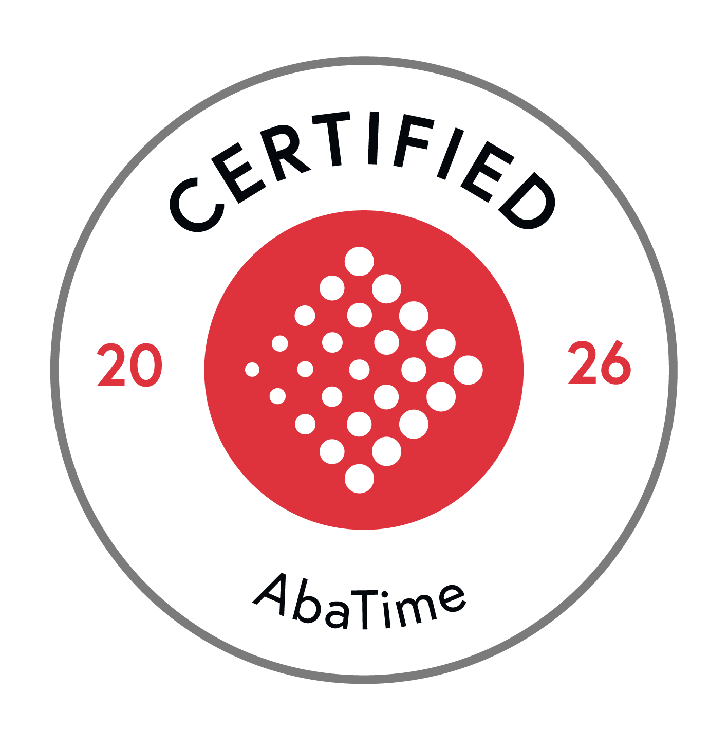 Abacus Zertifizierungssiegel AbaTime